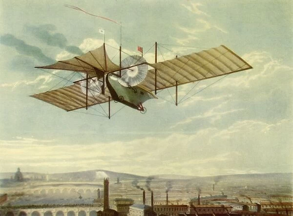 Imaginary Flight of Hensons Ariel, 1843, (1944). Creator: Day & Haghe