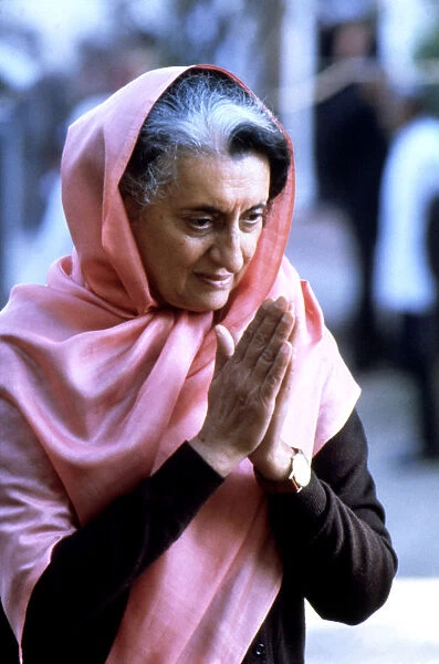 Indira Gandhi (1917-1984), Indian politician