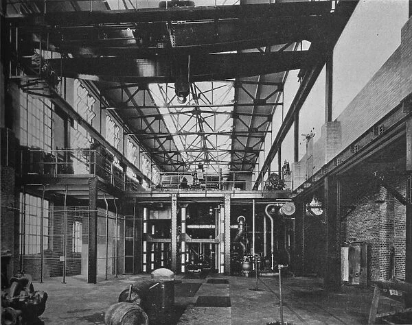Interior of Power House, Victor Talking Machine Co, Camden, New Jersey, 1923