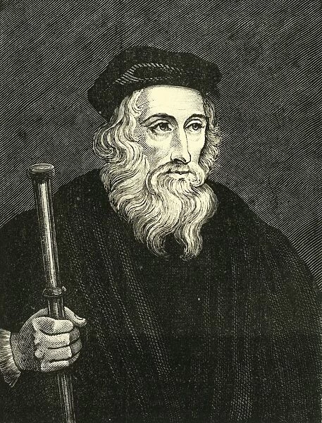 John Wyclif, (1320s-1384), 1890. Creator: Unknown