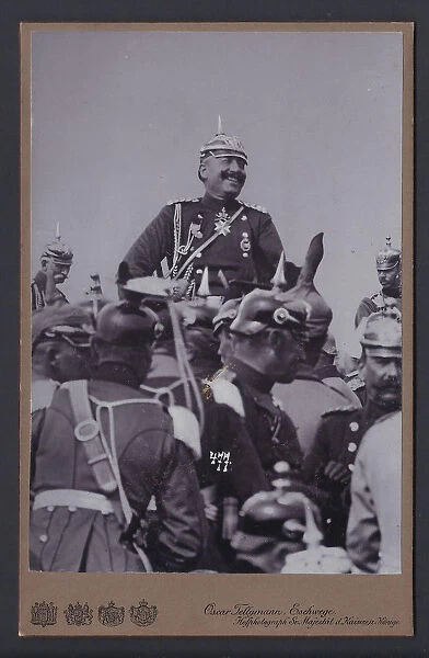 Kaiser Wilhelm II of Germany during Military Manoeuvres