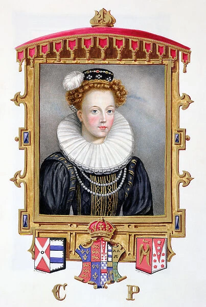 Katherine Parr, sixth wife and Queen of Henry VIII, (1825)