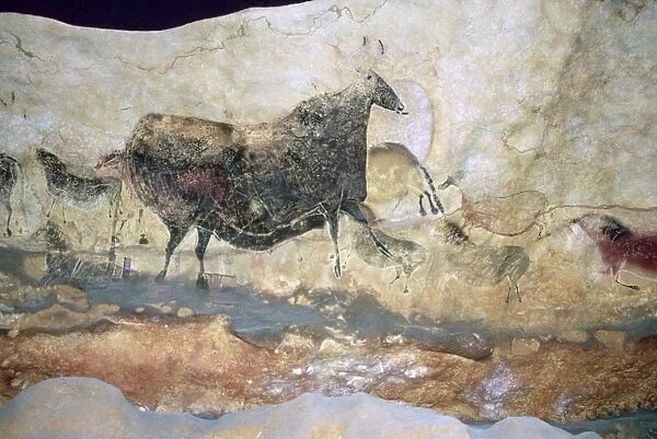 La Scaux cave painting of Aurochs