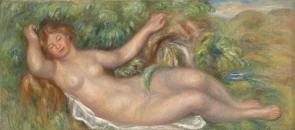 La source (Nu allonge), c. 1902. Artist: Renoir, Pierre Auguste (1841-1919)