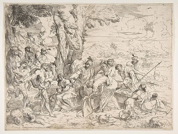 Laban searching for idols among Jacobs possessions, ca. 1635-40