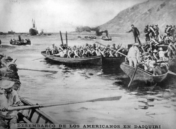 Landing of the Americans in Dalquiri, (1898), 1920s
