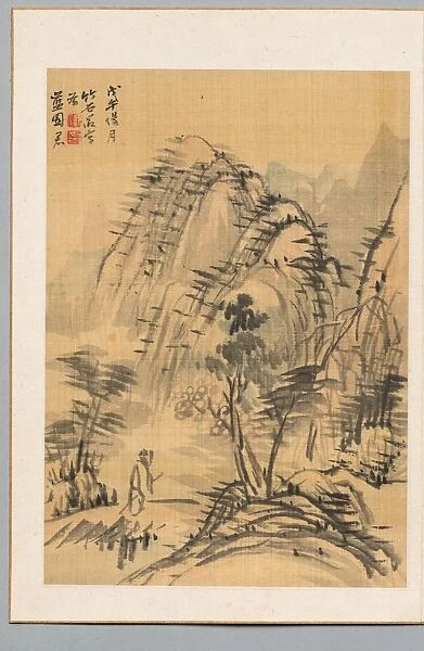 Landscape, 1798. Creator: Chikuseki Nagamachi (Japanese, 1747-1806)
