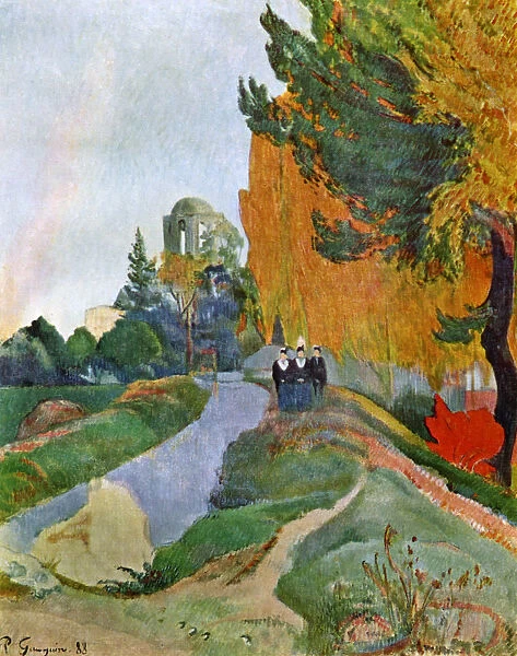 Landscape in Arles near the Alyscamps, 1888 (1939). Artist: Paul Gauguin
