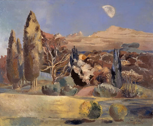 Landscape of the Moons First Quarter, 1943. Creator: Paul Nash