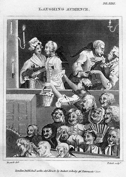 Laughing Audience, 18th century. Artist: Thomas Clerk