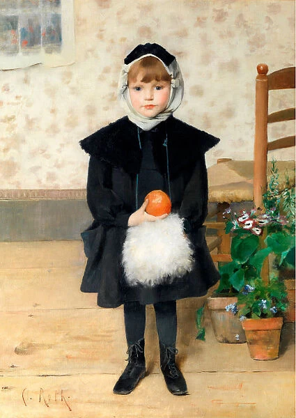 Little Girl with Orange, 1889