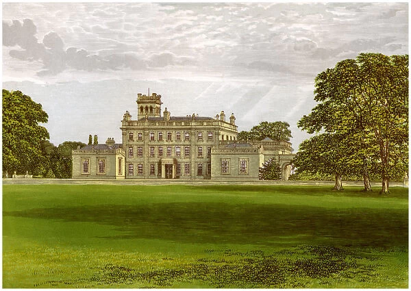 Locko Park, Derbyshire, home of the Drury-Lowe family, c1880