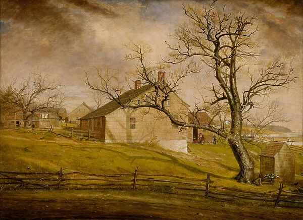 Long Island Farmhouses, 1862-63. Creator: William Sidney Mount