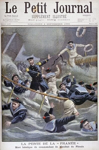 The loss of the French destroyer Framee, 1900