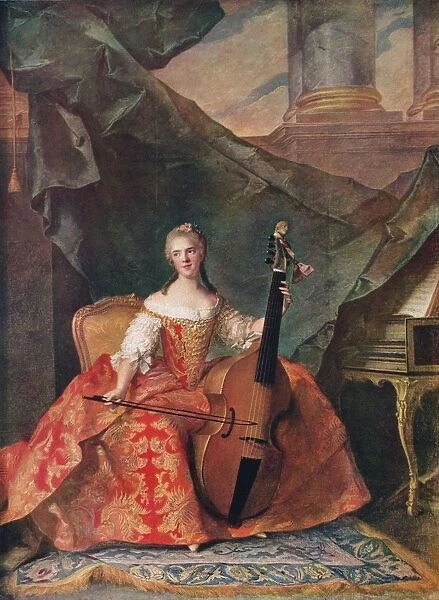 Madame Henriette, Daughter of Louis XV, 1742, (1912). Artist: Jean-Marc Nattier