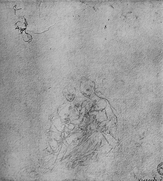 Madonna and Child with the Infant St. John and an Angel, c1475 (1945). Artist: Leonardo da Vinci