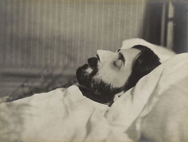 Marcel Proust on his deathbed, 1922
