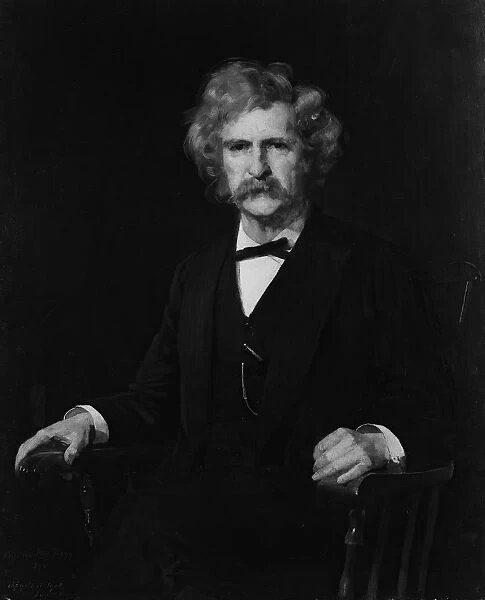 Mark Twain, 1890. Creator: Charles Noel Flagg