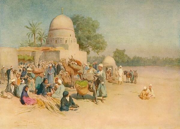 A Market on the Edge of the Desert, c1905, (1912). Artist: Walter Frederick Roofe Tyndale