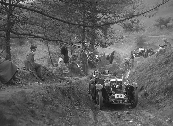 MG Magna of AL Cole competing in the MG Car Club Abingdon Trial  /  Rally, 1939. Artist: Bill Brunell