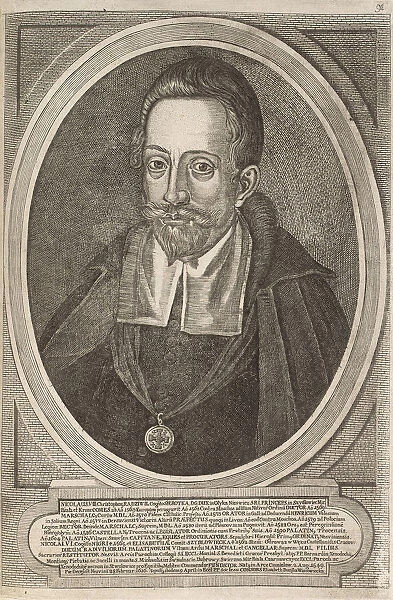 Mikolaj Krzysztof Radziwill (1549-1616). From: Icones Familiae Ducalis Radivilianae, 1758
