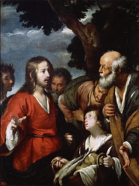 The Miracle of the Five Loaves and Two Fishes, after 1630. Artist: Bernardo Strozzi