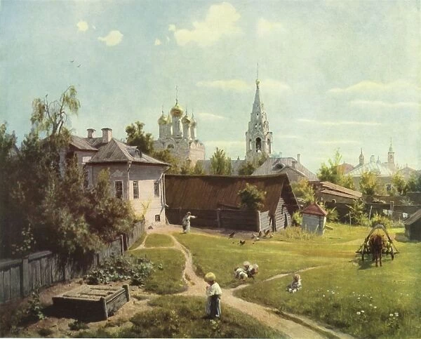 Moscow Patio, 1878, (1965). Creator: Vasilij Dmitrievic Polenov