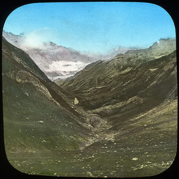 Mountain scene, India, late 19th or early 20th century