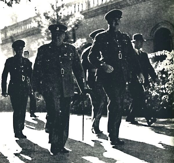 Mr. Churchill Visits Teheran, Persia, 1 December 1943, (1945). Creator: Unknown