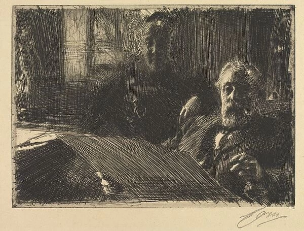 Mr. and Mrs. Fürstenberg, 1895. Creator: Anders Zorn (Swedish, 1860-1920)