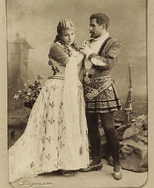 Nikolay and Medea Figner in the opera Iolanta by Pyotr Tchaikovsky, 1890s