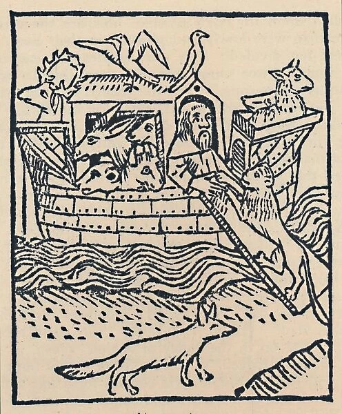 Noahs Ark, 1483, (1947). Artist: William Caxton