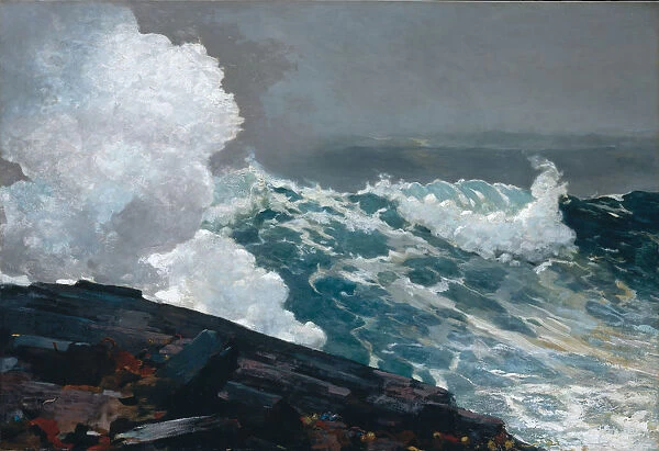 Northeaster, 1895; reworked by 1901. Creator: Winslow Homer