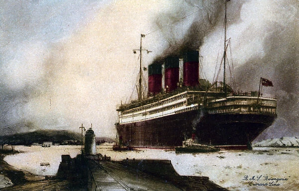The ocean liner RMS Berengaria, 20th century