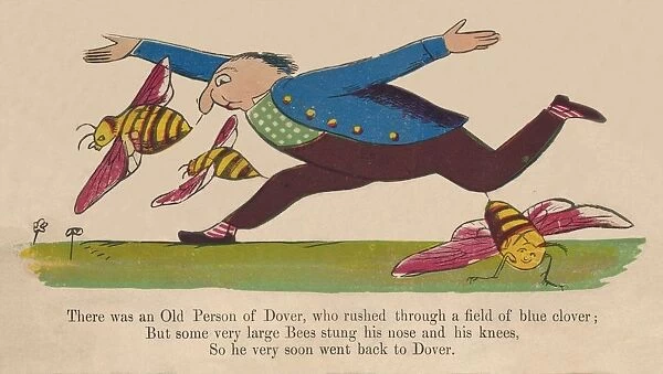 There was an Old Person of Dover... c1840s. Creator: Edward Lear