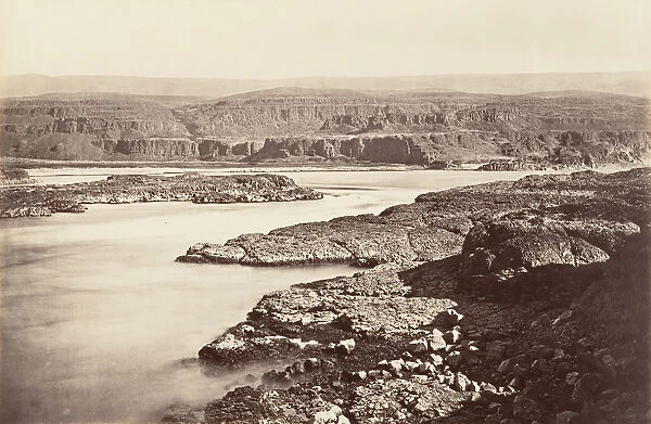 Passage of the Dalles, Oregon, 1867, printed ca. 1876. Creator: Carleton Emmons Watkins