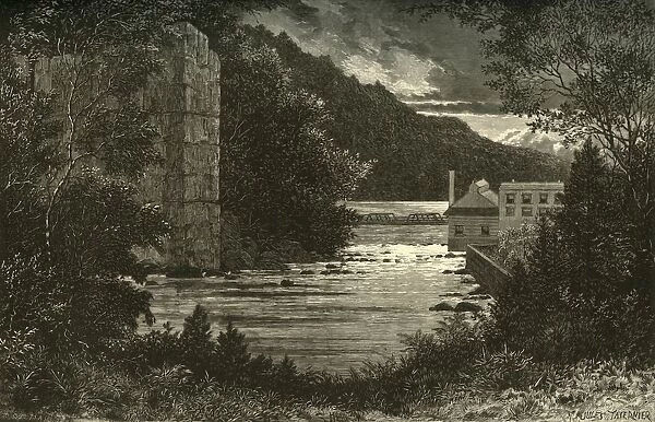 The Passaic Below the Falls, 1874. Creator: Alfred Harral