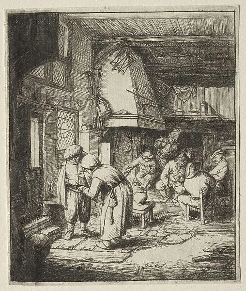 The Peasant settling his debt. Creator: Adriaen van Ostade (Dutch, 1610-1684)