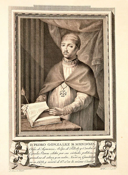 Pedro Gonzalez de Mendoza (1428-1495), Spanish politician and churchman, Cardinal