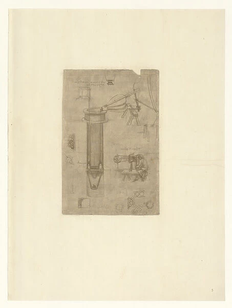 Perspectograph (optical instrument), Between 1480 and 1518. Creator: Leonardo da Vinci (1452-1519)