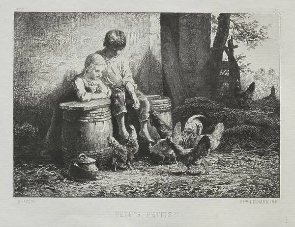 Petite, Petite. Creator: Charles-Emile Jacque (French, 1813-1894)