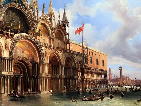 The Piazza San Marco by high water