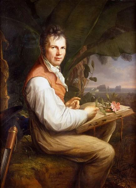 Portrait of Alexander von Humboldt (1769-1859), 1806. Creator: Weitsch, Friedrich Georg (1758-1828)