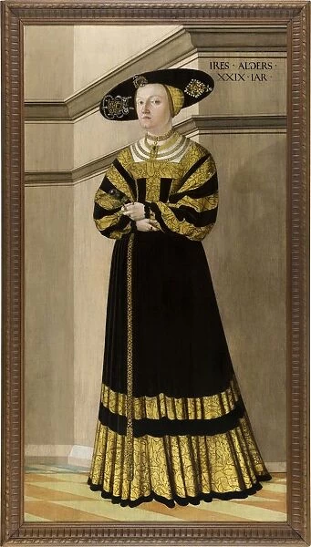 Portrait of Anna von Rosental, 1529. Creator: Seisenegger, Jakob (1505-1567)