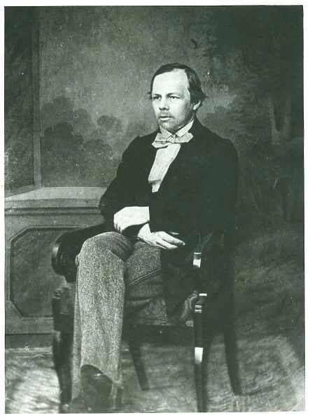 Portrait of the author Fyodor Mikhaylovich Dostoyevsky (1821-1881), 1861