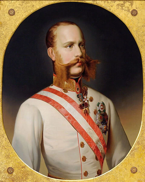 Portrait of Emperor Franz Joseph I of Austria, c. 1870. Creator: Anonymous