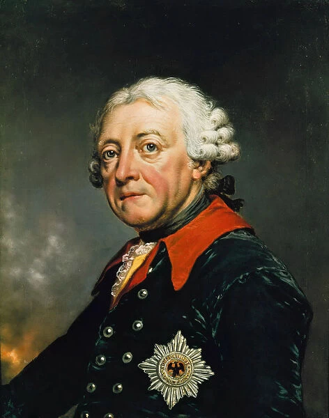 Portrait of Frederick II of Prussia (1712-1786), 1782