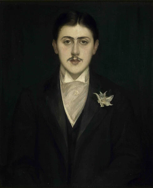 Portrait of Marcel Proust, 1892. Creator: Blanche, Jacques-Emile (1861-1942)