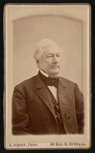 Portrait of Millard Fillmore (1800-1874), Before 1874. Creator: Andrew Simson