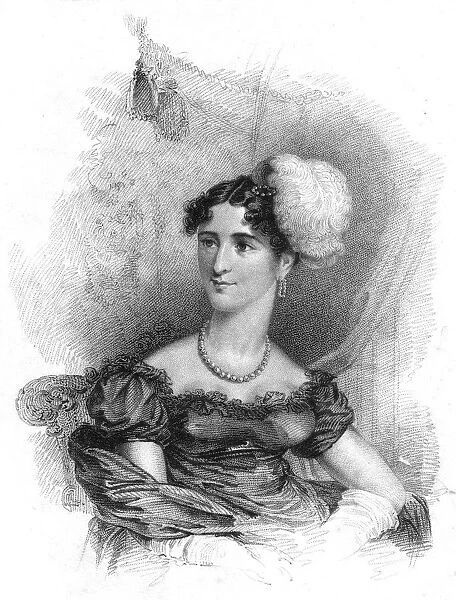 Princess Augusta, Duchess of Cambridge, 1818. Artist: J Alais